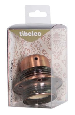 Douille Décorative En Cuivre E27 - Support D'ampoule Vintage, Design élégant Pour Intérieur Rétro Ou Moderne - 8