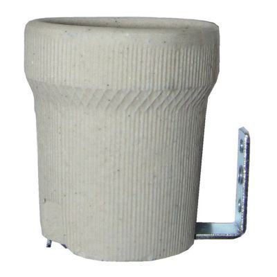 ancienne douille interrupteur en bakélite sur support en