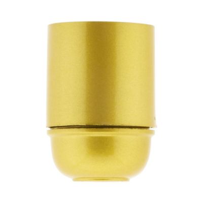 Douille lisse sans bague - E27 - doré - Zenitech