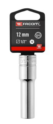 Douille longue standard 12 pans 1/2" 12 mm Facom S.12LA