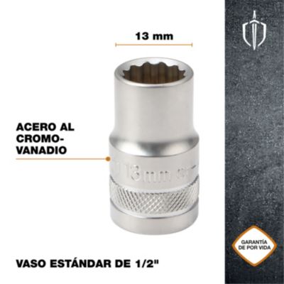 Douille simple standard Magnusson 1/2" 13 mm