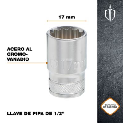 Douille simple standard Magnusson 1/2" 17 mm