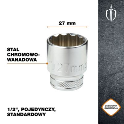 Douille simple standard Magnusson 1/2" 27 mm