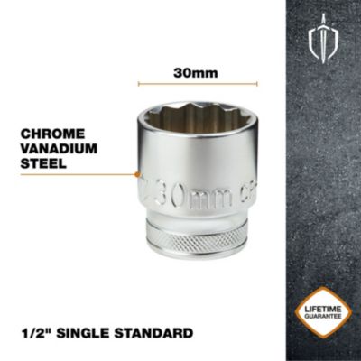 Douille simple standard Magnusson 1/2" 30 mm