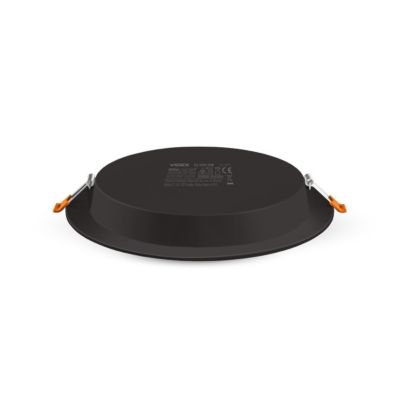 Downlight encastré noir 17cm LED 12W 4000K 1350lm | Castorama