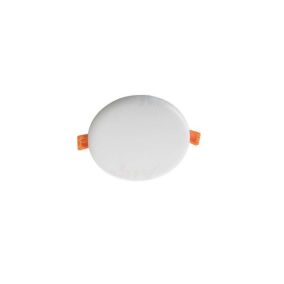 Downlight LED 10W rond 126mm Blanc - Blanc Chaud 3000K