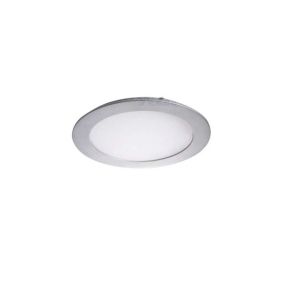 Downlight LED 12W étanche IP44 rond 169mm Argent - Blanc Naturel 4000K