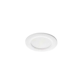 Downlight LED 4,5W étanche IP44 rond 83mm Blanc - Blanc Chaud 3000K