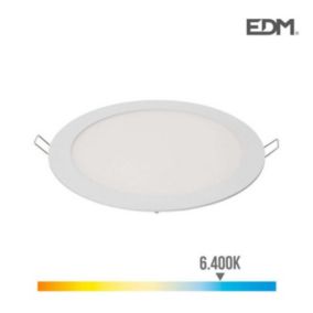 Downlight LED encastrable rond 20W 6400K 1500lm blanc Lumeco 31565