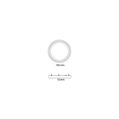 Downlight Led encastrable  étanche extra-plat 4000K rond - Luminance