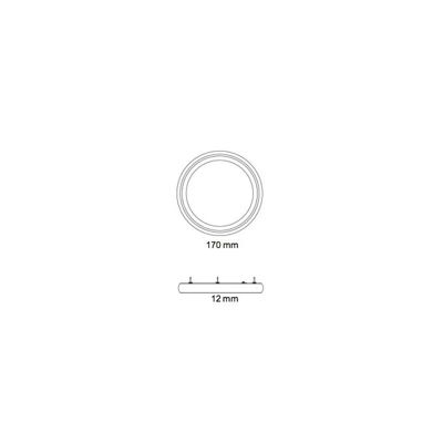 Downlight Led encastrable  étanche extra-plat 4000K rond - Luminance