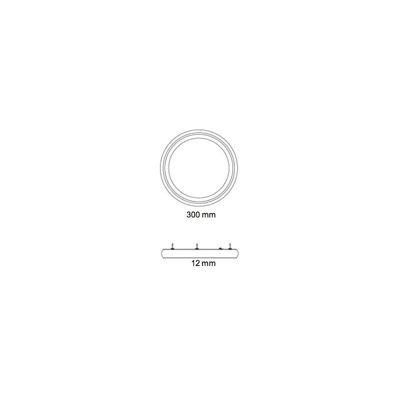 Downlight Led encastrable  étanche extra-plat 4000K rond - Luminance