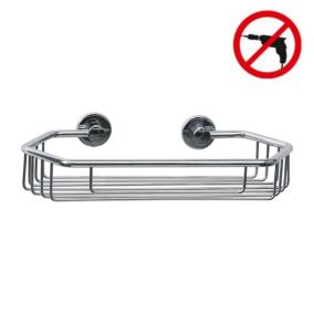 Draad Panier de bain/douche, aluminium chromé, pose facile sans perçage (40228-00000-00)