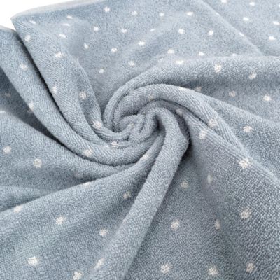 Drap de bain 100x150 cm collection EFFICIENT DOTS bleu capri | Castorama