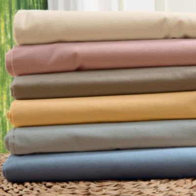 Drap housse 100% coton biologique - bonnet 30 cm (90x200cm - Rose Blush)