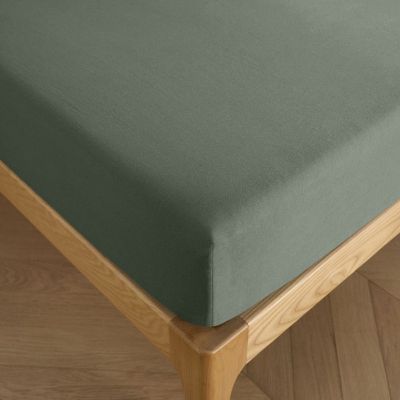 Drap housse 140 x 190 cm bonnet 30 cm "Prémium" pour lit 2 places - 140x190+30 - Prémium Romarin