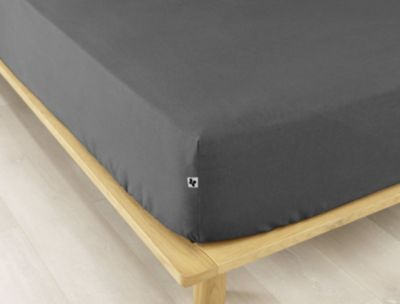 Drap Housse 140x190 Flanelle De Coton Candice Orage - Housse De Rêve - Douceur Garantie !