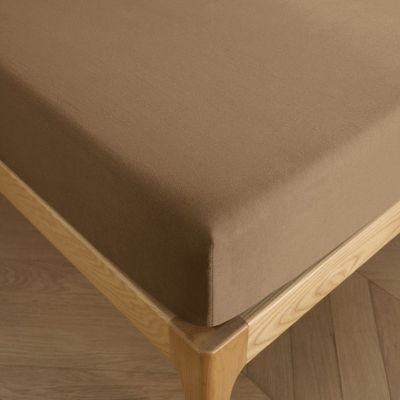 Drap housse 180 x 200 cm bonnet 30 cm "Prémium" pour lit 2 places King Size - Prémium Taupe - Prémium Taupe -