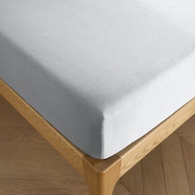 Drap housse 90 x 190 cm bonnet 30 cm "Prémium" pour lit 1 place - Prémium Nuage - Prémium Nuage -