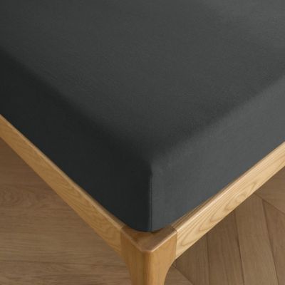 Drap housse 90 x 190 cm bonnet 30 cm "Prémium" pour lit 1 place - Prémium Truffe - Prémium Truffe -
