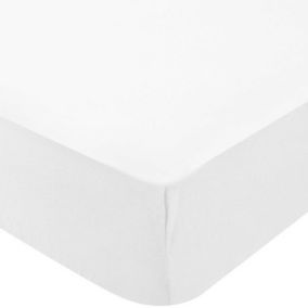 Drap housse bio bébé (40x80 cm - Blanc)