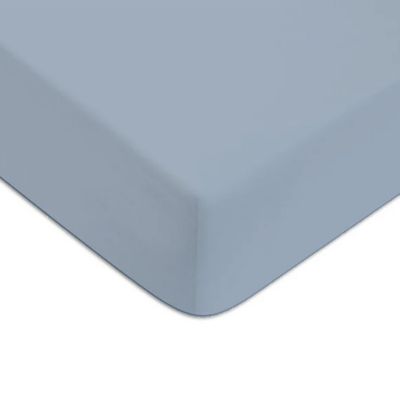 Drap housse en coton 57 fils uni bonnet 25cm 80x200cm