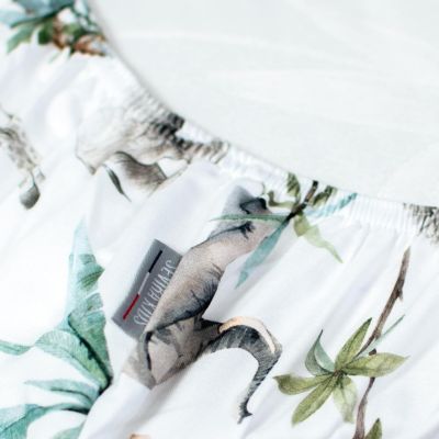 Drap housse en satin de coton Safari
