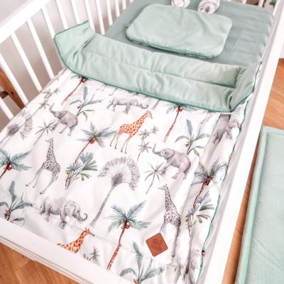 Drap housse en satin de coton Safari