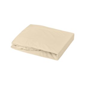 Drap housse enfant Oeko-tex 100% coton 130g/m² (40x80 cm - Naturel)