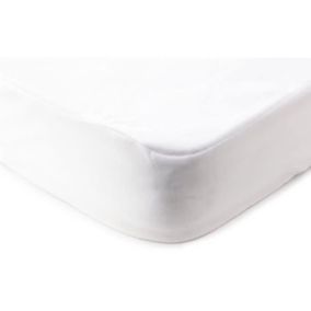 Drap-housse imperméable - Blanc - 70 x 140 cm - Bébé - Rectangulaire