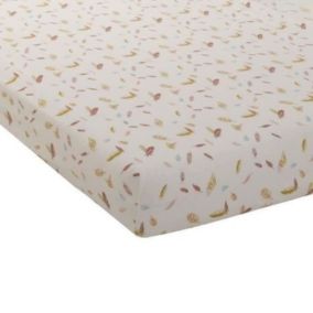 DRAP HOUSSE JERSEY IMPRIME 60 x 120 cm HAPPY