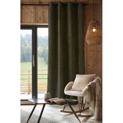 Drap housse L'Effet Papillon 180x200 cm Orange coton