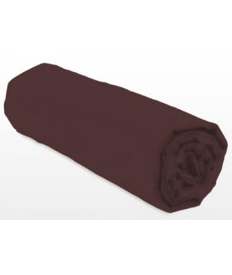 Drap-housse - LOVELY HOME - LH71591 - 180x200+35 cm - Marron