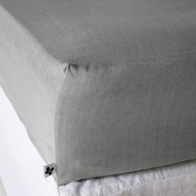 Drap housse "Lysandre" toutes dimensions "Lyocel" L'effet Papillon - Lysandre Granit - 180 x 200 cm bonnet de 30 cm - Lysandre Gra
