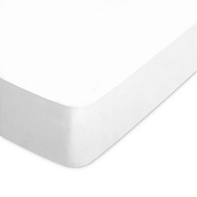 Drap housse uni 120x190 cm bonnet 30 cm coton ALTO Blanc