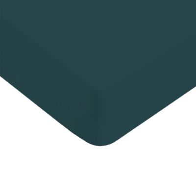 Drap housse uni en coton 57 fils 180x200cm