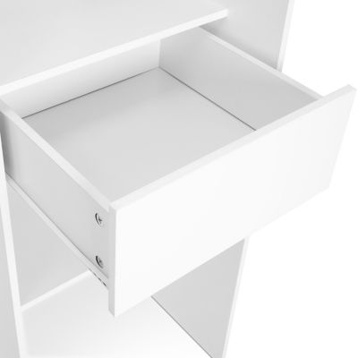 Dressing extensible d'angle MARLON 230 x 140 x 180 cm blanc avec ...