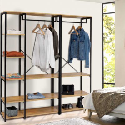Dressing modulable XXL L. 150 cm DETROIT design industriel