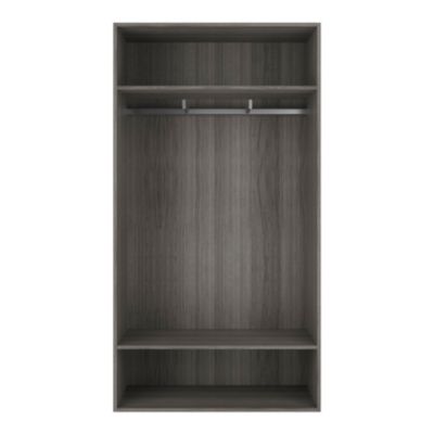 Dressing ouvert effet chêne grisé GoodHome Atomia H. 187,5 x L. 100 x P. 45 cm