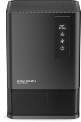 Dry Pro Series, Déshumidificateur, déshumidifie jusqu'à 1,2 litre par jour, Noir