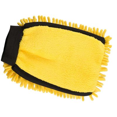 DUNLOP Gant Lavage Voiture 2 en 1 28x20cm - Double usage, Surfaces humides et sèches