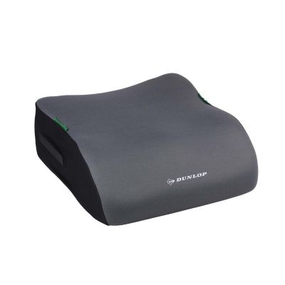 DUNLOP Siège d'Appoint Enfant BUBU Gris - Réhausseur Auto Sécurisé & Confortable, Pour Enfants 4 à 12 Ans, Design Ergonomique