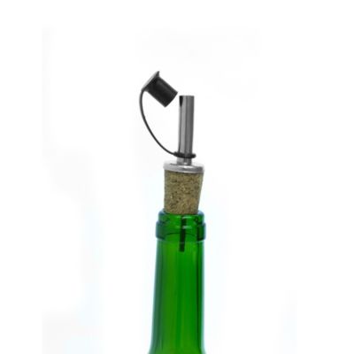 Duo de Becs Verseurs - COOK CONCEPT - Accessoire de Service - Liège et Inox - Marron et Argent