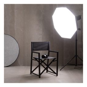 Duo de fauteuil de jardin aluminium Noir - DIRLO