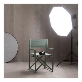 Duo de fauteuils de jardin aluminium Vert - DIRLO