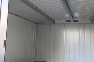 Duramax Abri de jardin métal - 9,72m² - kit ancrage - Anthracite