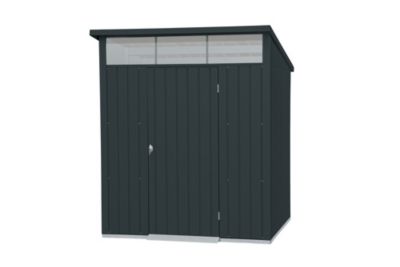 Duramax Abri de jardin métal MODERN - 3,32m² - Mono pente - Anthracite