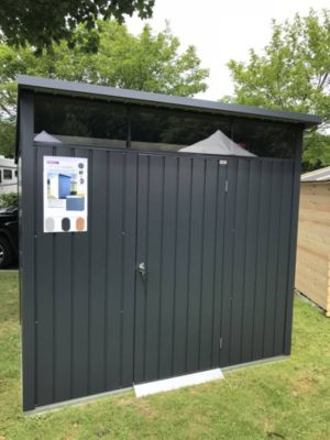 Duramax Abri de jardin métal MODERN - 3,32m² - Mono pente - Anthracite