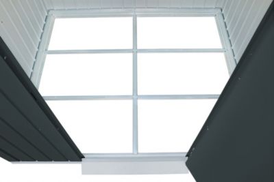 Duramax Abri de jardin métal MODERN - 3,32m² - Mono pente - Anthracite