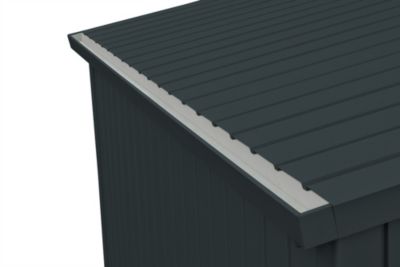 Duramax Abri de jardin métal MODERN - 3,32m² - Mono pente - Anthracite